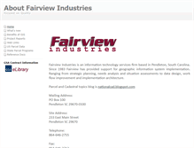 Tablet Screenshot of fairview-industries.com